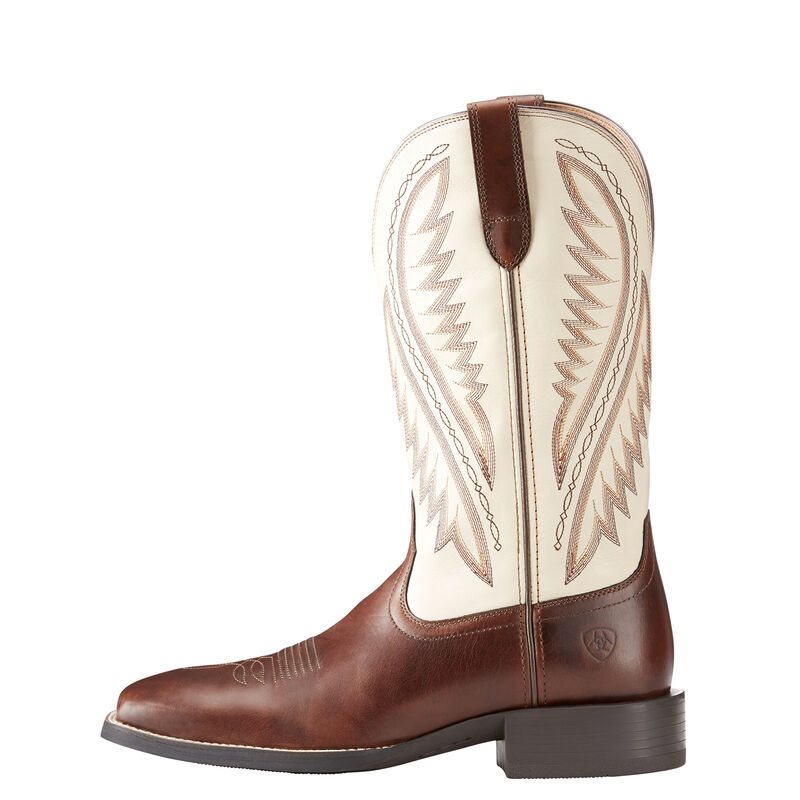 Ariat Sport Stonewall Kahverengi / Krema Western Csizma Erkek (28897-293)